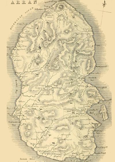 Depastrum cyathiforme Excursions to Arran Map Rev David Landsborough 1851 Image